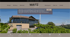 Desktop Screenshot of maitz.co.at